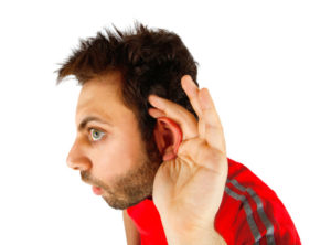 Comfort Man Hearing Strange Sound Shutterstock 186042668