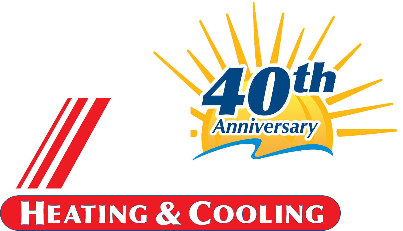 All American 40th Logo White